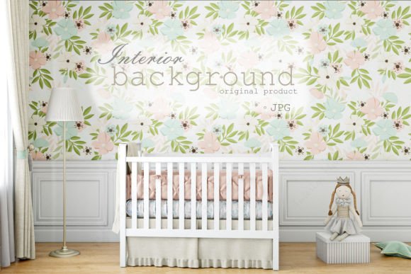 Download Blank Wall Mockup, Nursey Room - Wall mockup Collection